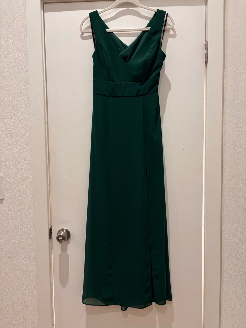 After Six Sleeveless V-Neck Bridesmaid Dress